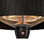 Sunred Artix Hangende Heater 1500 Zwart