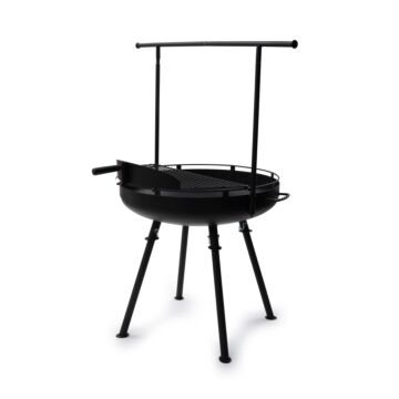 Barebones Cowboy vuurkorf grill systeem met grillrooster productfoto
