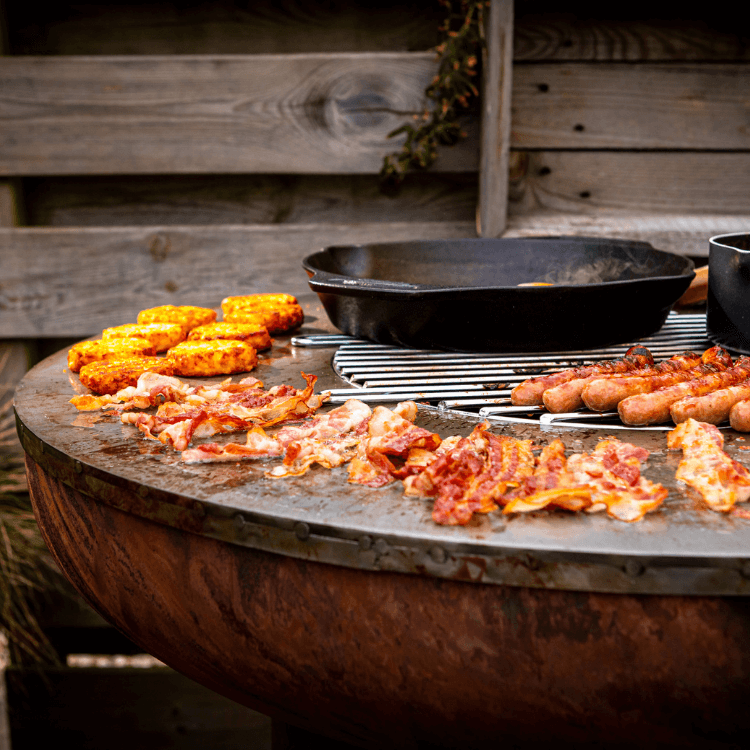 BonBiza corten barbecue plancha